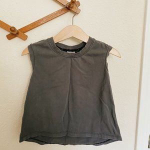 Run About Clothing Slate Gray Tank Top Size 2T